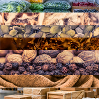 Eight different commodities such as cotton, wool, yarns, tobacco and other more are shown